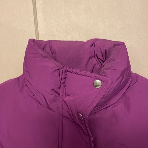 Pullbear Purple Puffer Jacket 